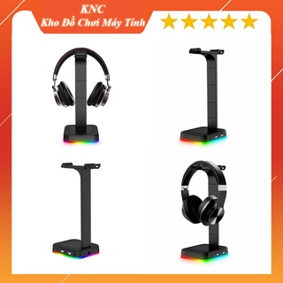 Giá treo tai nghe, tai nghe gaming, tích hợp viền đế có Led RGB đảo màu, có cổng usb sạc và truyền dữ liệu.