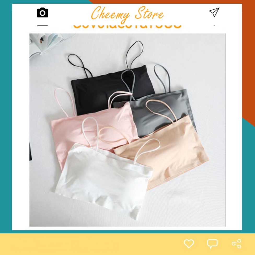 💛FREESHIP XTRA💛 Áo Bra su đúc 2 dây xinh xắn, Áo bra gym/yoga bra thể thao dáng crotop hàng xịn giá rẻ