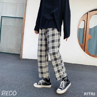 Quần vải nam nữ Hàn Quốc dáng rộng Trousers Loose R7TR2