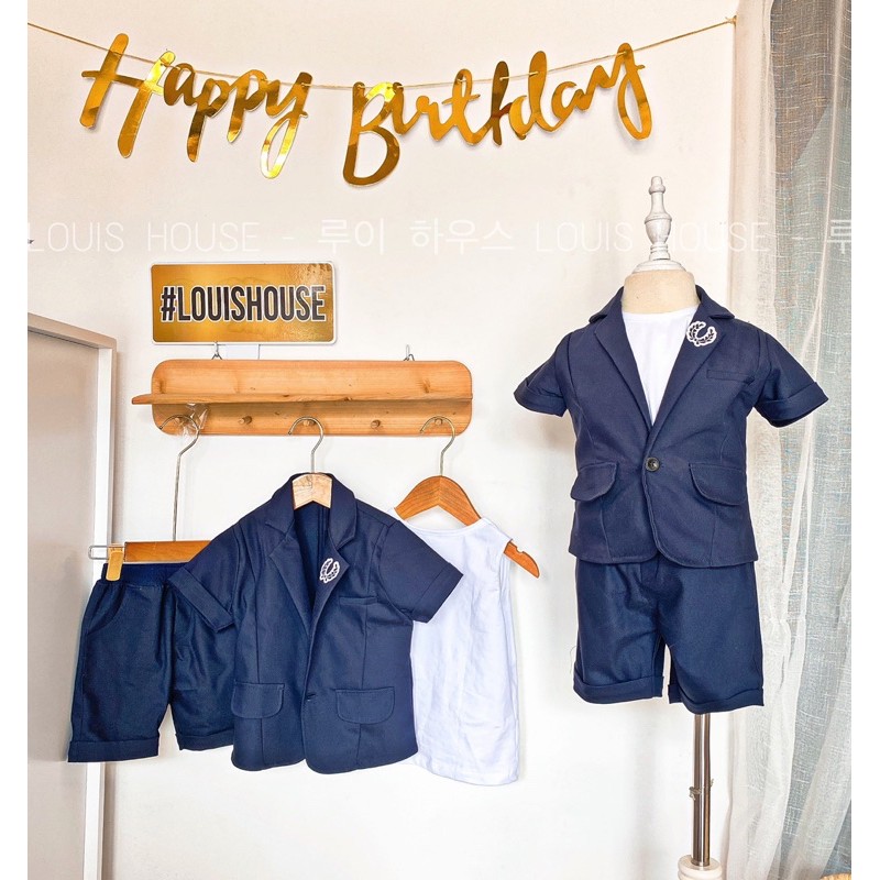 Set Vest Công Tử Cho Bé Trai