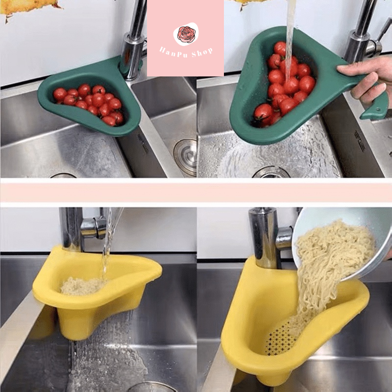 Khay Lọc Rác Treo Bồn Rửa Chén Tiện Lợi