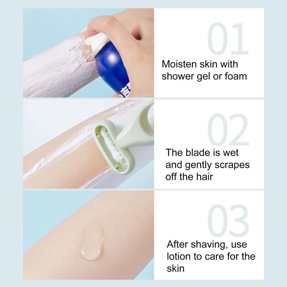 Dụng Cụ Tẩy Lông An Toàn Cho Da Mặt Và Cánh Tay Thoải Mái Dễ Vệ Sinh Cho Nữ
