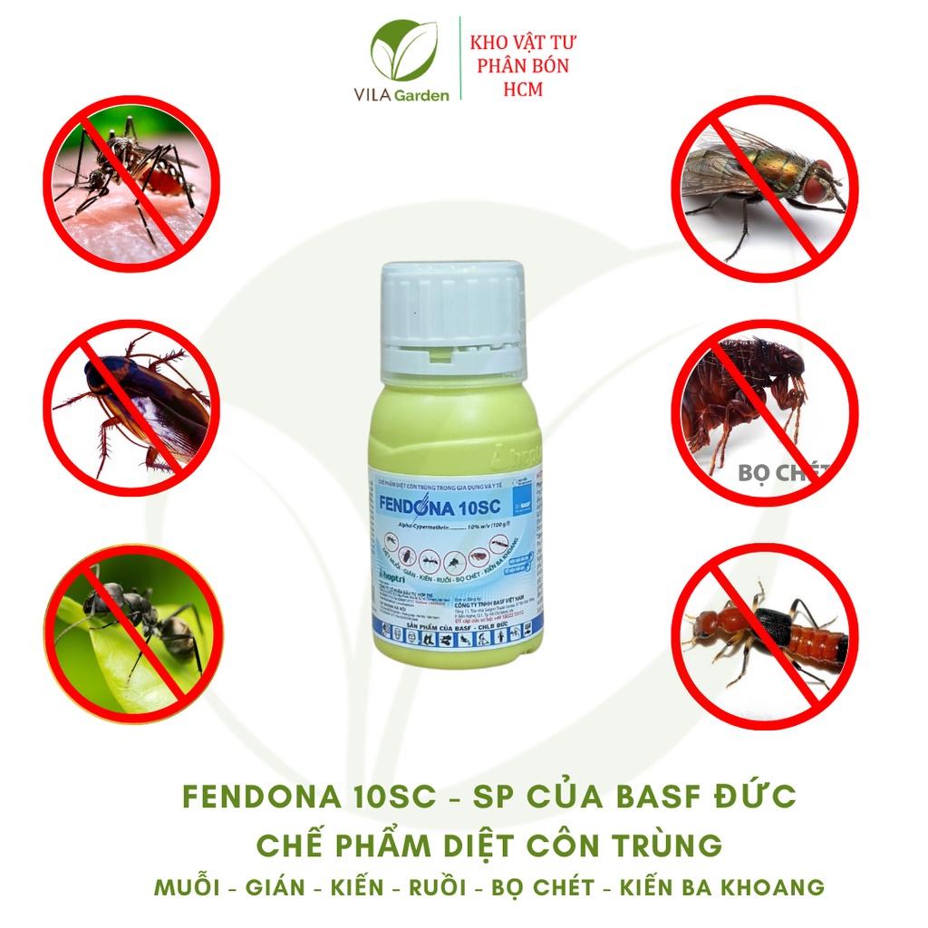 Thuốc trừ kiến, muỗi và côn trùng Fendona 10sc (50ml)