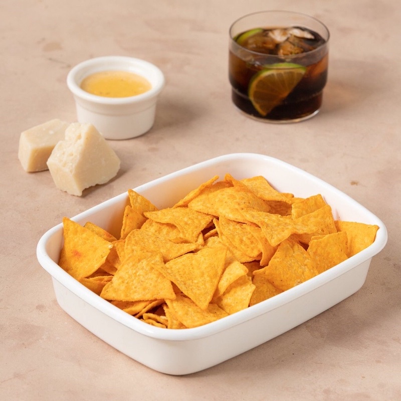 Snack Giòn Nacho Chips No Brand Vị Salsa | Phô Mai 155G