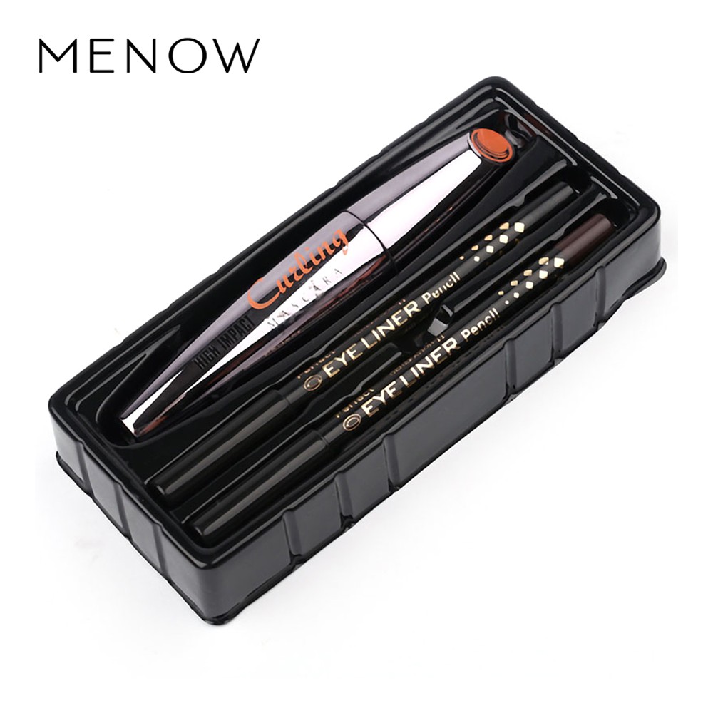 Mascara Sợi 3D Làm Dài/ Dày Và Cong Mi Chống Nước Lâu Trôi Menow