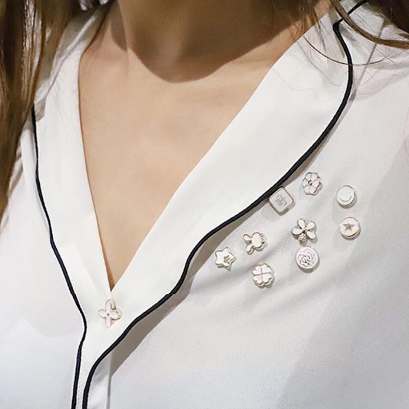 Sét 10 Khuy Cài Áo. Phụ Kiện Cài Áo Mini Xinh Xắn Cho Nữ