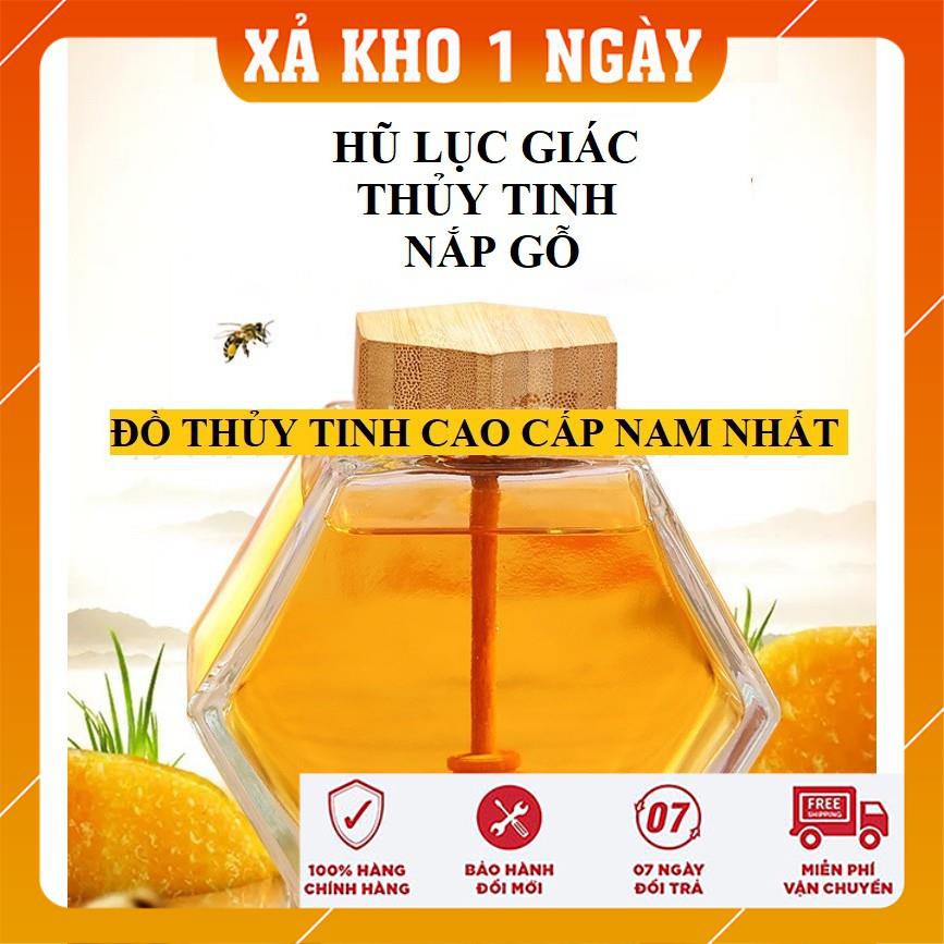 [ GIÁ HỦY DIỆT] HŨ MẬT ONG HÌNH TỔ ONG 380ml