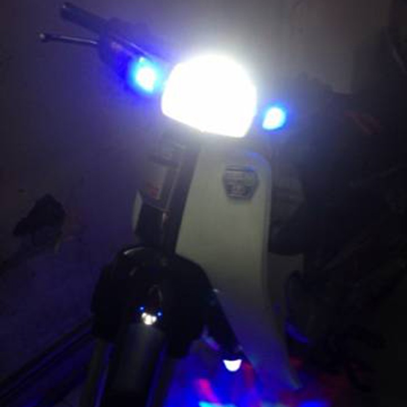 [Giảm giá sốc] Bóng đèn pha LED CYT chân H4 cho xe máy cực sáng, bền bỉ với tản nhiệt lưới chuyên chế độ pha xe máy A65