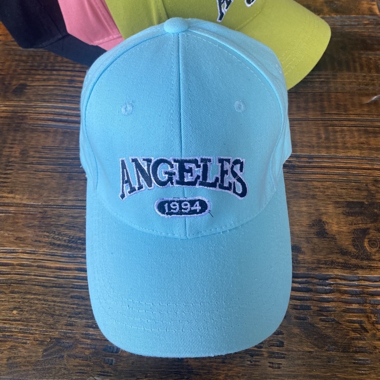 Nón kết lưỡi trai thêu chữ Angeles phong cách Ulzzang Hàn Quốc form unisex cho nam nữ mã N6