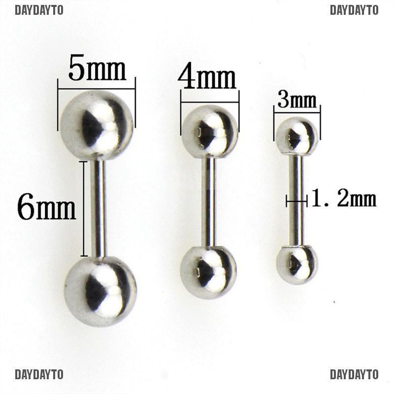 Đôi khuyên tai bằng thép không gỉ cá tính thời trang