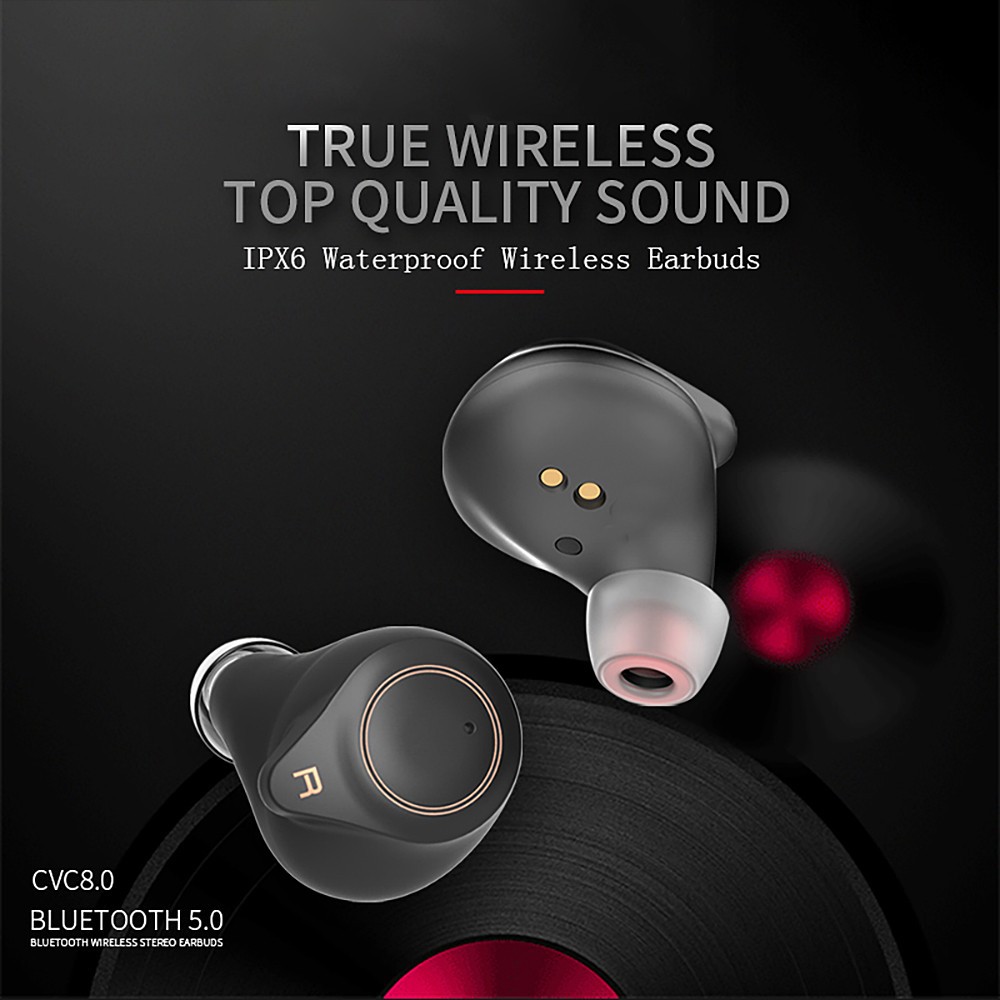 Convience YTOM T1 Support AptX ACC TWS True Wireless Earbuds Bluetooth 5.0 Earphone CVC8 Noise Cancellation