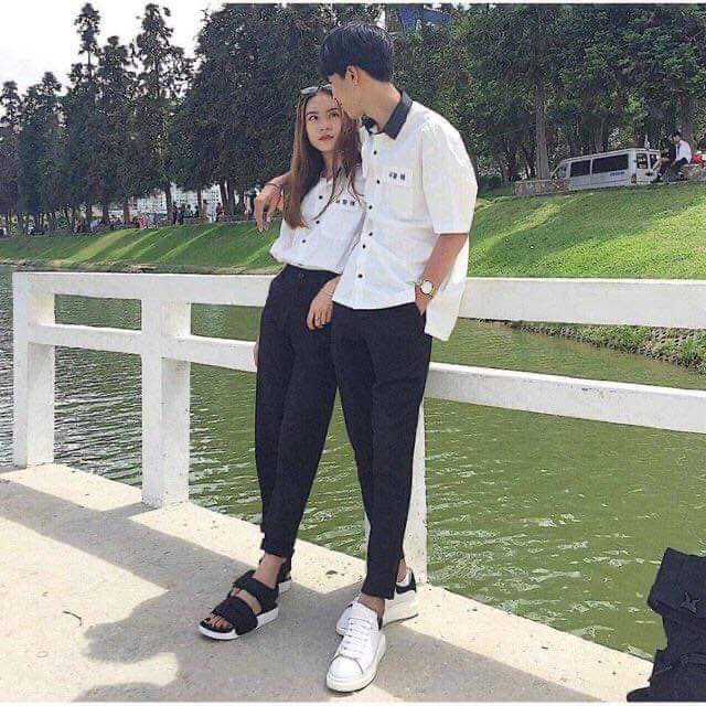 ÁO SƠ MI THÊU CHỮ