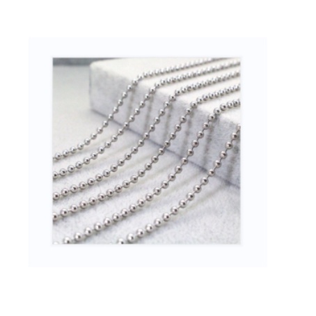 Dây bi 2.2 mm inox cao cấp không đen không gỉ dùng móc khóa hay móc vật trang trí