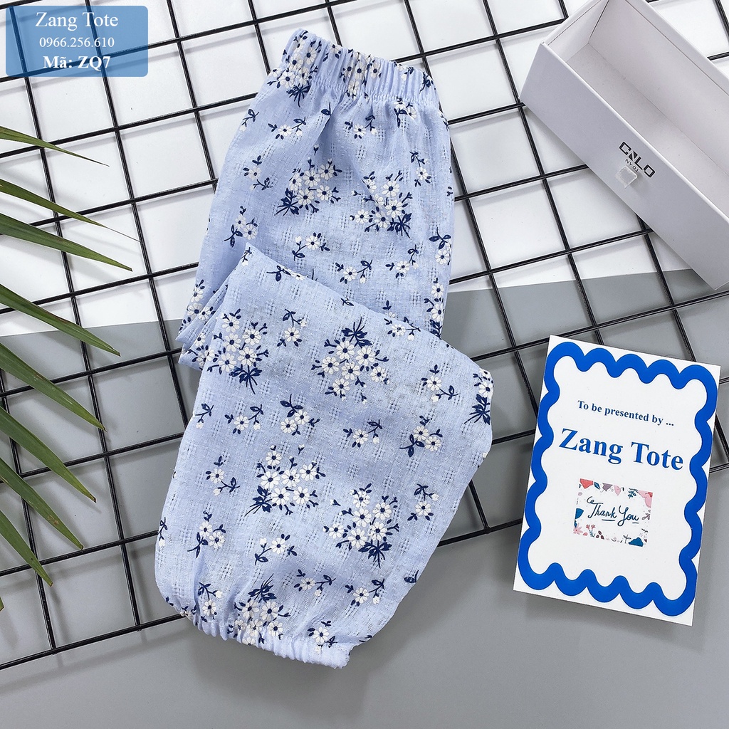 ZQ7 - Quần hoa Alibaba cho bé gái chất boil Hàn cao cấp cực xinh đáng yêu - Zang Tote