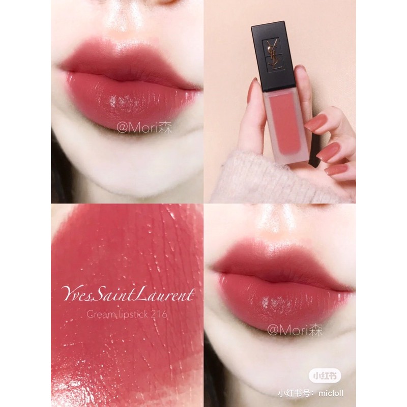 Son kem Y S L 𝗧𝗮𝘁𝗼𝘂𝗮𝗴𝗲 𝗖𝗼𝘂𝘁𝘂𝗿𝗲 𝗩𝗲𝗹𝘃𝗲𝘁 𝗖𝗿𝗲𝗮𝗺 + Vinyl Cream | BigBuy360 - bigbuy360.vn