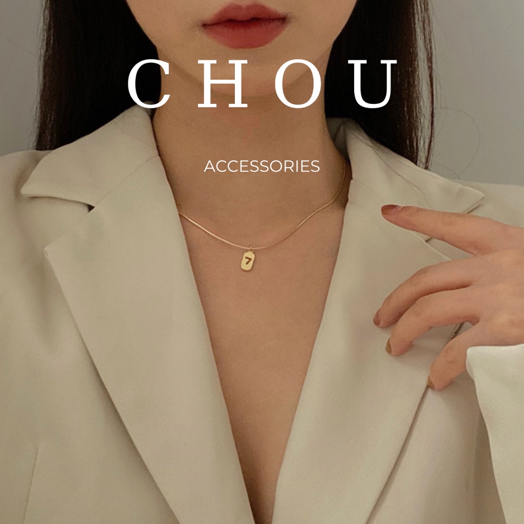 Dây Chuyền Số 7 | CHOU ACCESSORIES |