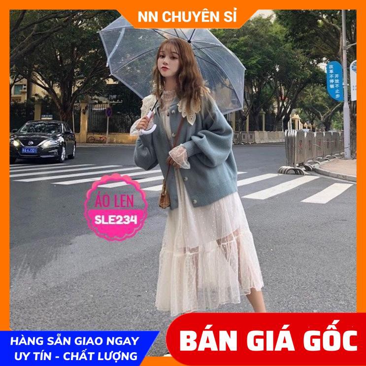 ÁO LEN PHỐI REN QUẢNG CHÂU XINH XẮN SLE234 ❤CÓ ẢNH THẬT❤