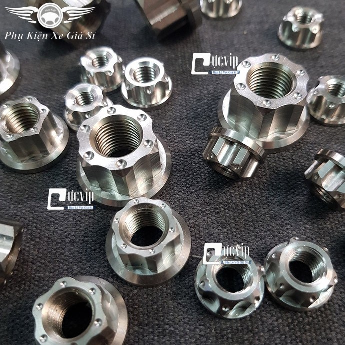 Combo 2 Tán Salaya Đầu Hở Inox 304 Gắn Cốt Bánh Xe, Cốt Phuộc, Ốc Chân Phuộc  MS3390