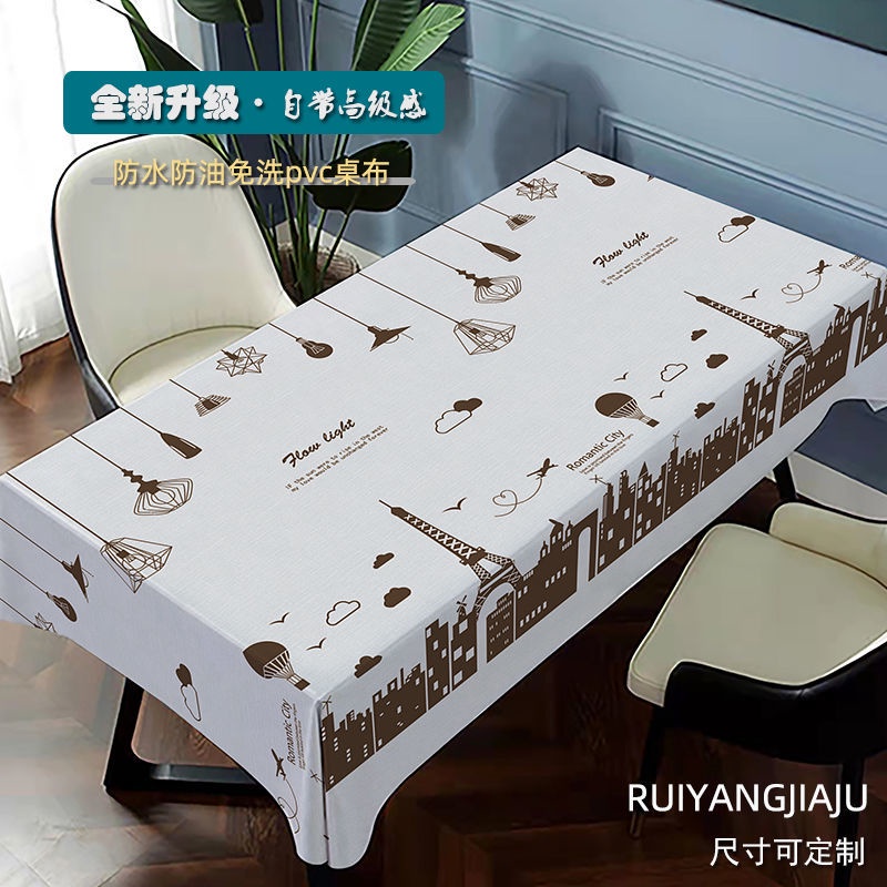 Khăn Trải Bàn Dùng Một Lần Bằng Pvc Chất Lượng Cao Chống Thấm Nước/Chống Dầu