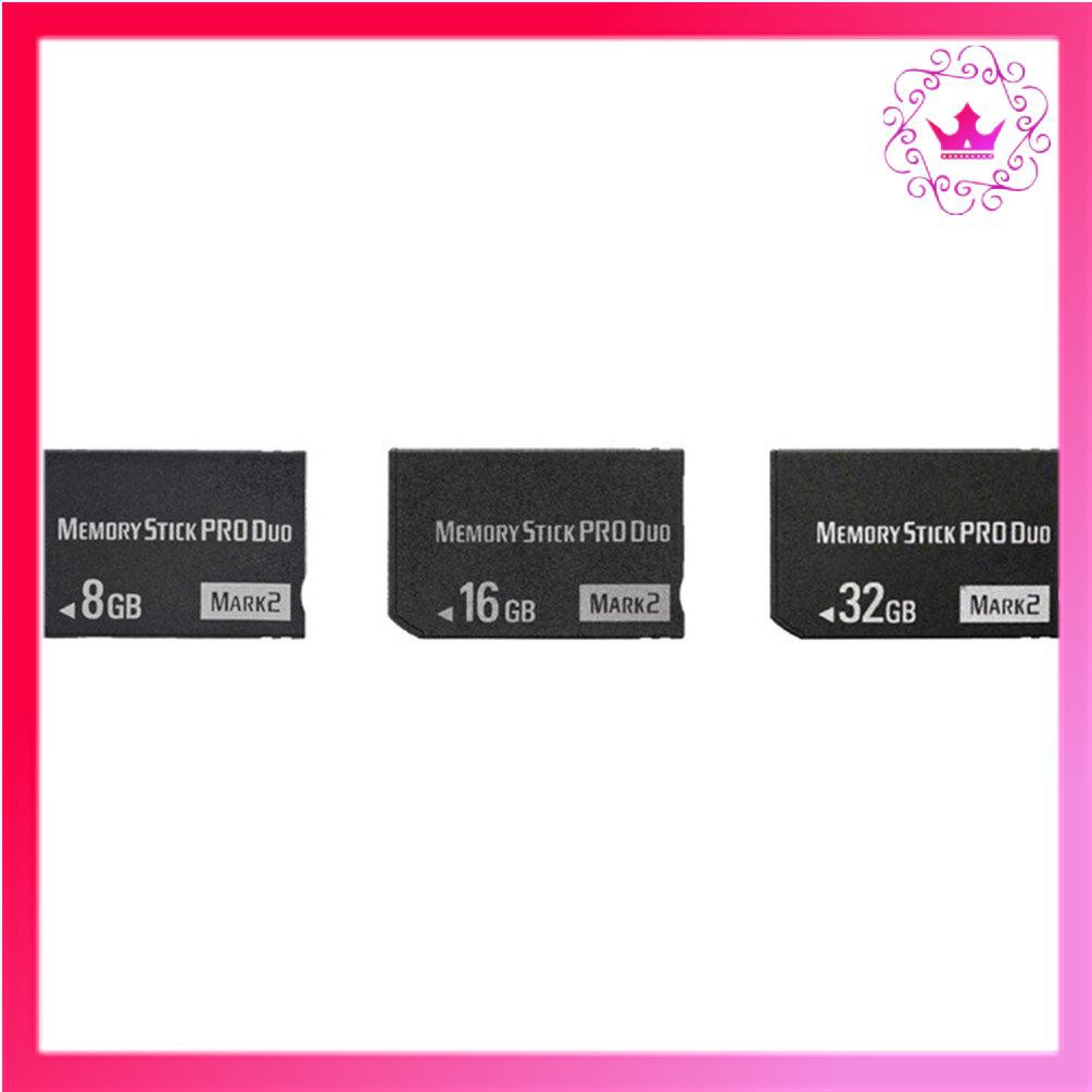 ⚛4GB 8GB 16GB 32GB Memory Stick MS Pro Duo Memory Card For Sony PSP Black