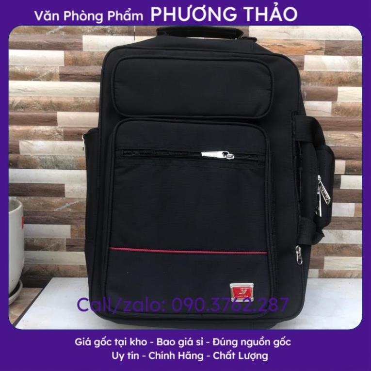 ✅Vpp tại xưởng✅ Cặp đa năng học sinh cấp 2,3 màu đen - VPP Phương Thảo