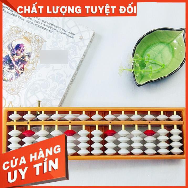 Bàn tính gẩy Soroban 13 cột toán học tư duy đồ chơi phát triển trí tuệ IQ tính nhẩm cho bé