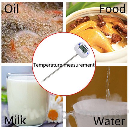 Que nhiệt kế điện tử đo nhiệt độ nấu ăn pha sữa thức ăn thức uống thịt cá tiện lợi TP300