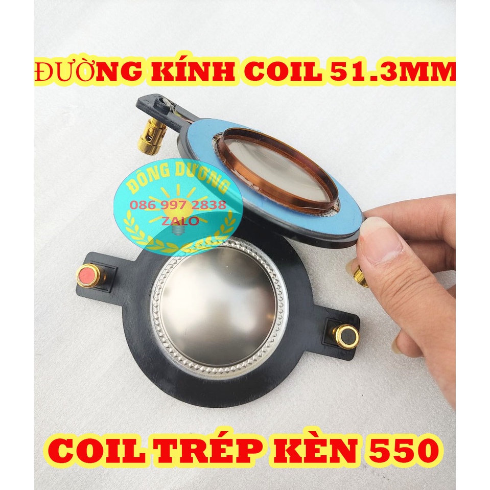 1 CÁI COIL LOA TREBLE 51,3 HỒNG KỲ CÓ CỌC - CÔN TRÉP 550