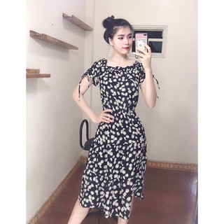 Bán sỉ váy hoa cúc dáng xoè