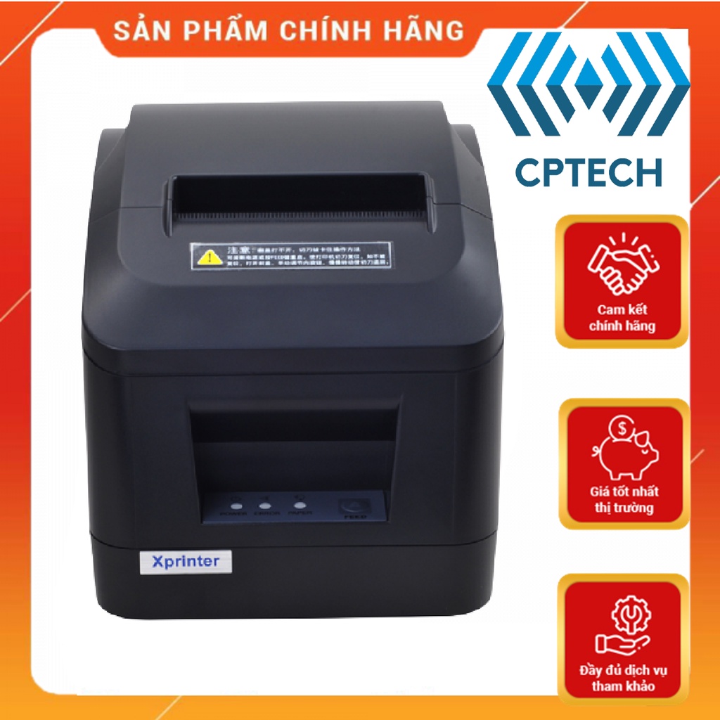 Máy in hóa đơn Xprinter A160M khổ giấy 80mm