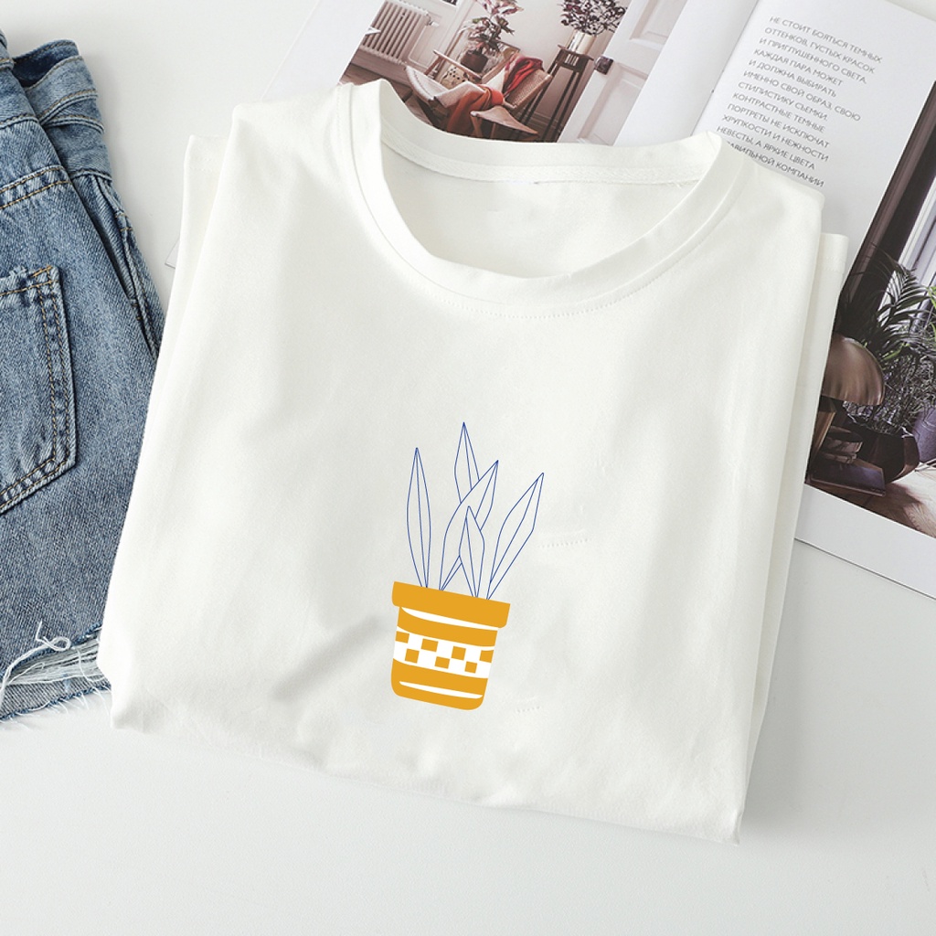 Áo Thun Nữ Chậu Hoa KENA KAT-133