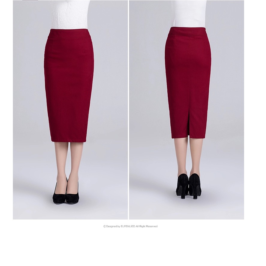 Chân váy bút chì công sở dáng dài hàng thiết kế | BigBuy360 - bigbuy360.vn