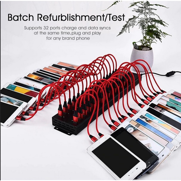 Hub 32 Port Sipolar A-832 - Làm phone farm, sạc điện thoại, 4G proxy