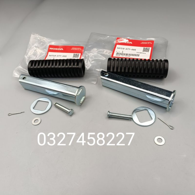 Full bộ cao su gác chân sau xe DREAM thái zin Honda nhật