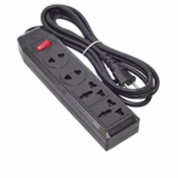 Ổ 2 cửa đa năng + 2 cửa đơn (có dây - 2000W)