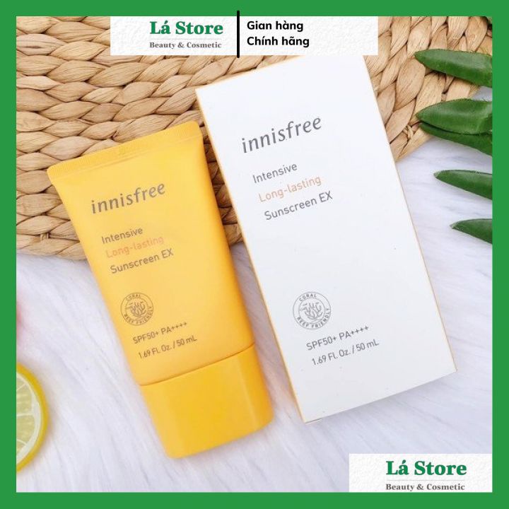 Kem Chống Nắng Lâu Trôi Innisfree Intensive Long Lasting Sunscreen SPF50+ PA++++ 50ml