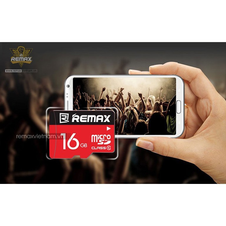 Thẻ nhớ MicroSD REMAX 16GB Class 10 - Hàng chính hãng - Bảo hành toàn quốc