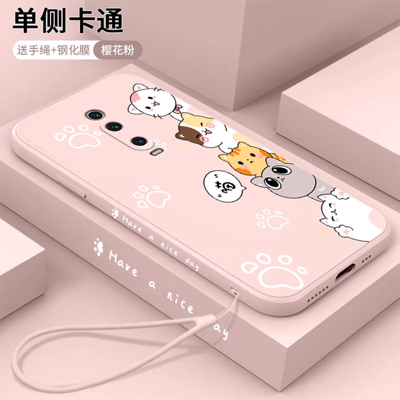 Ốp điện thoại QIANZI TPU silicon kiểu mèo cho Xiaomi 9 Xiaomi 9T PRO Xiaomi 10T 10T PRO Redmi 9T 5plus note5