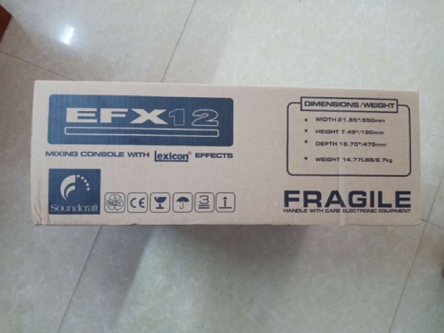 Bàn Mixer  soundcraft EFX12