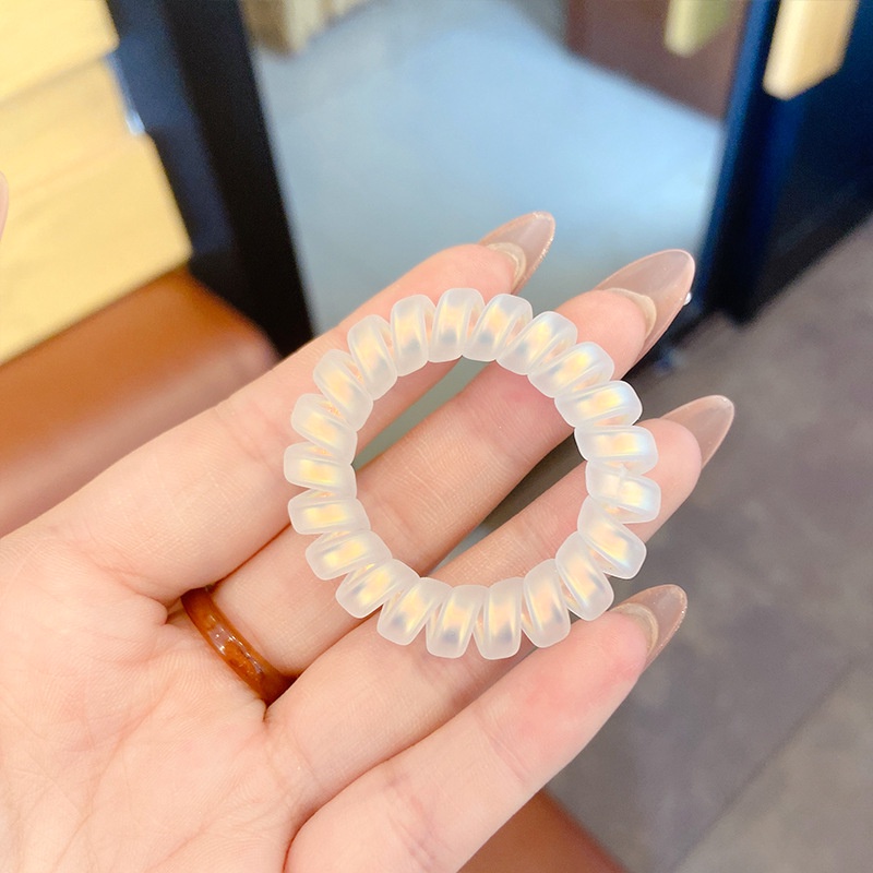 Dây Buộc Tóc Trong Suốt Đơn Giản Thời Trang Hàn Quốc