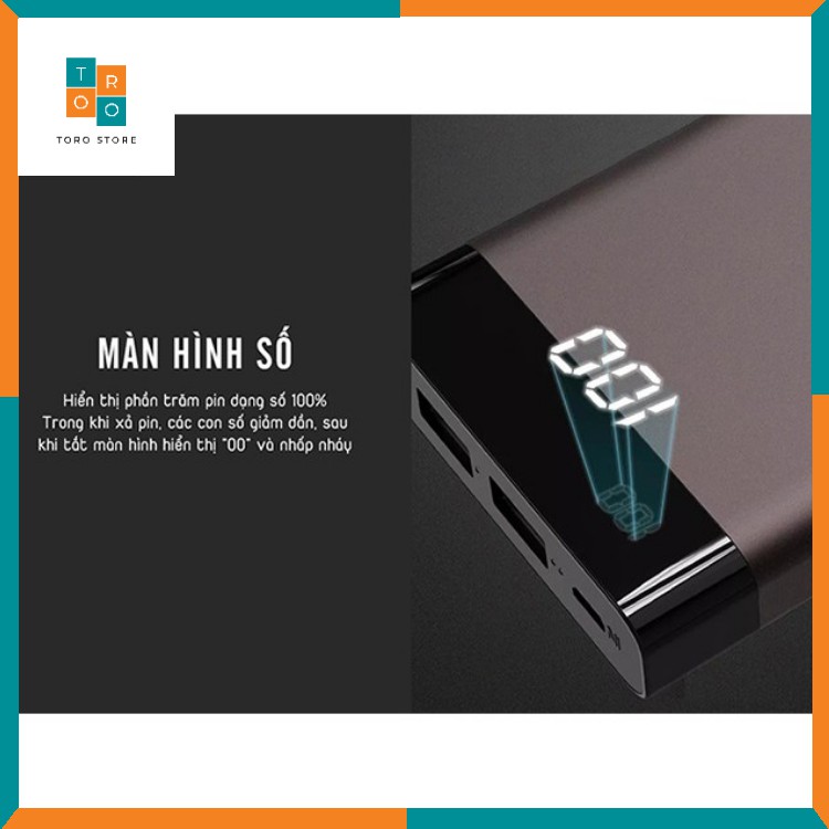 [CHÍNH HÃNG 100%] Pin Dự Phòng Remax Chính Hãng RPP 120 Dung Lượng 10.000mAh | BigBuy360 - bigbuy360.vn