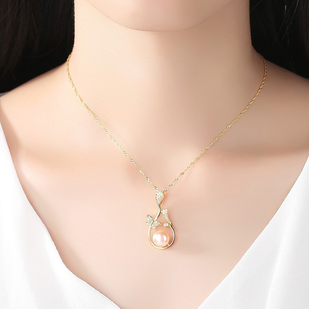 Dây chuyền bạc Ý Mon Lilas Cao Cấp Quý Phái Necklace D03200061