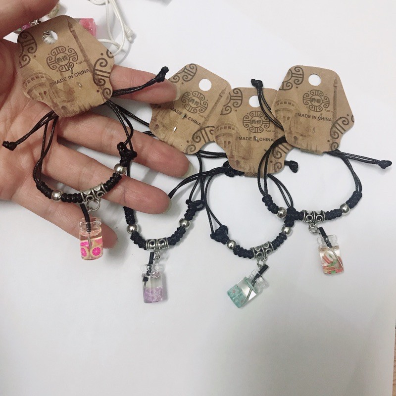 Sỉ 5 vòng tay trà sữa xinh xắn mẫu mới