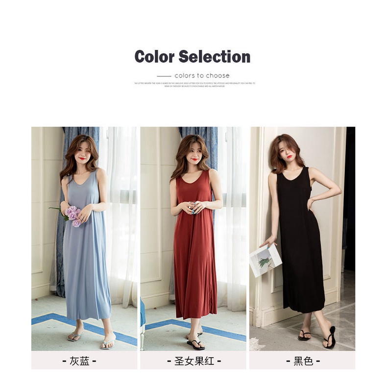 Đầm Ngủ Lụa Lạnh Cao Cấp Cỡ Lớn Có Đệm Ngực Thời Trang Mùa Hè Cho Nữ | BigBuy360 - bigbuy360.vn