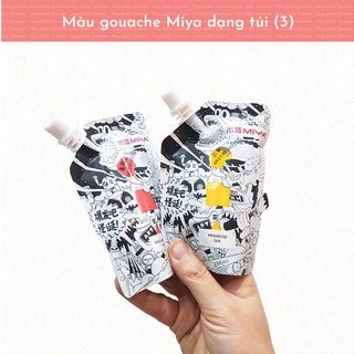 Màu gouache pha sẵn Himi dạng túi 100ml tiện lợi bảng 3