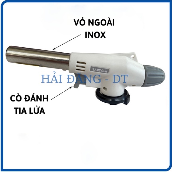 Đèn khò gas mini, Đầu khò ga có đánh lửa