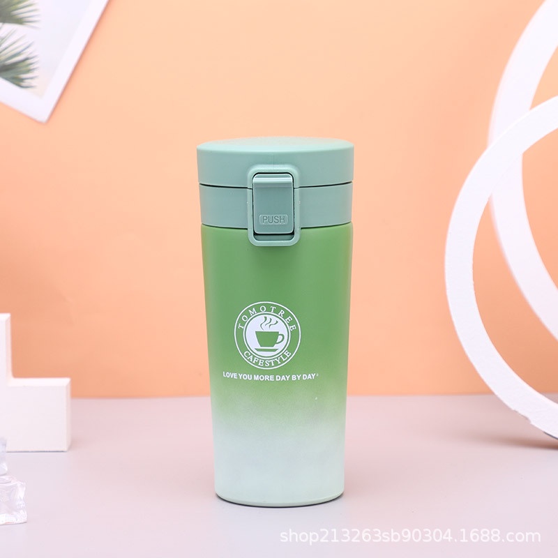 Bình Nước Giữ Nhiệt Bằng Thép Không Gỉ 304 Màu Gradient Thời Trang