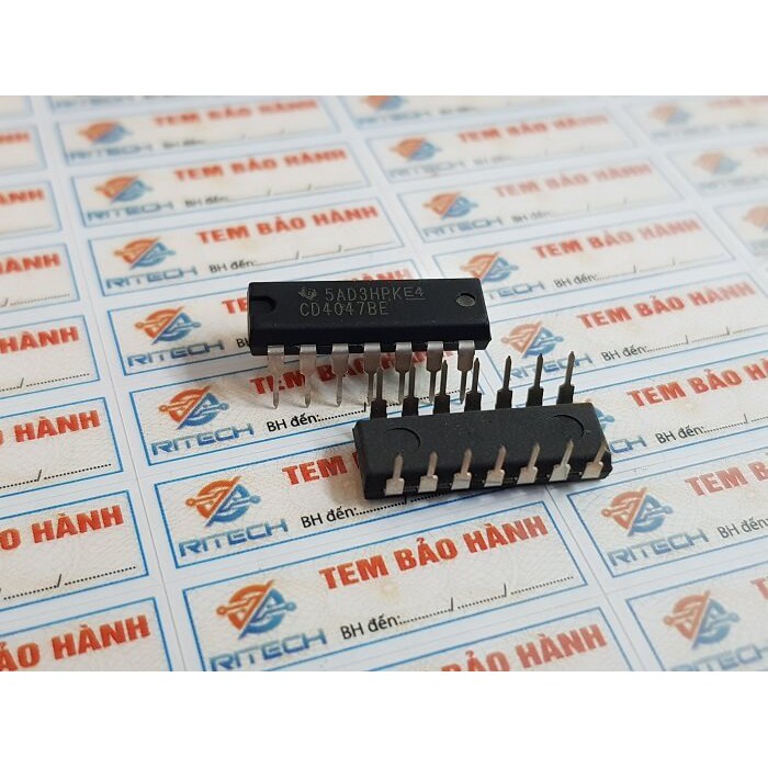 [Combo 5 chiếc] CD4047BE, CD4047 DIP-14 IC