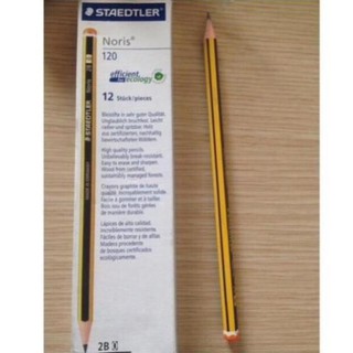 HỘP 12 BÚT CHÌ ĐỨC 2B ( VÀNG)