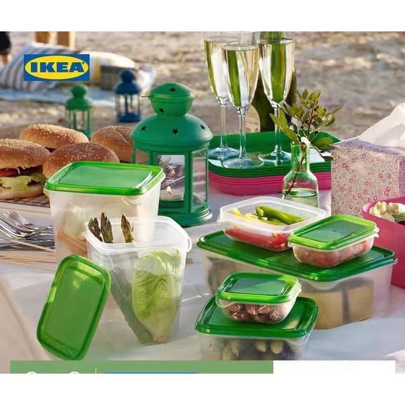 BỘ HỘP NHỰA IKEA 17 MÓN CHÍNH HÃNG